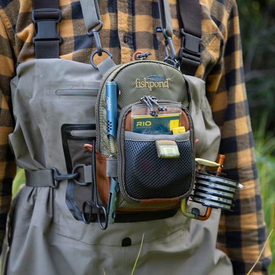Fishpond San Juan Vertical Chest Pack Sand/Saddle Brown Image 02