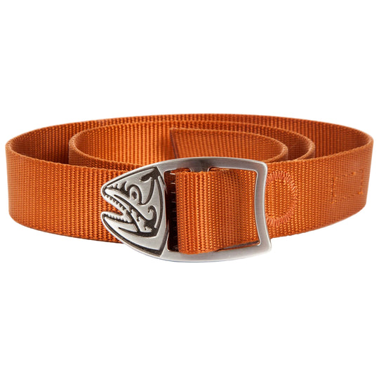 Fishpond Trucha Webbing Belt Burnt Orange Image 01