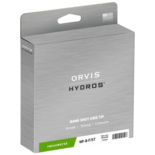 Orvis Hydros Bank Shot Full Sink Tip Olive / Orange Image 01