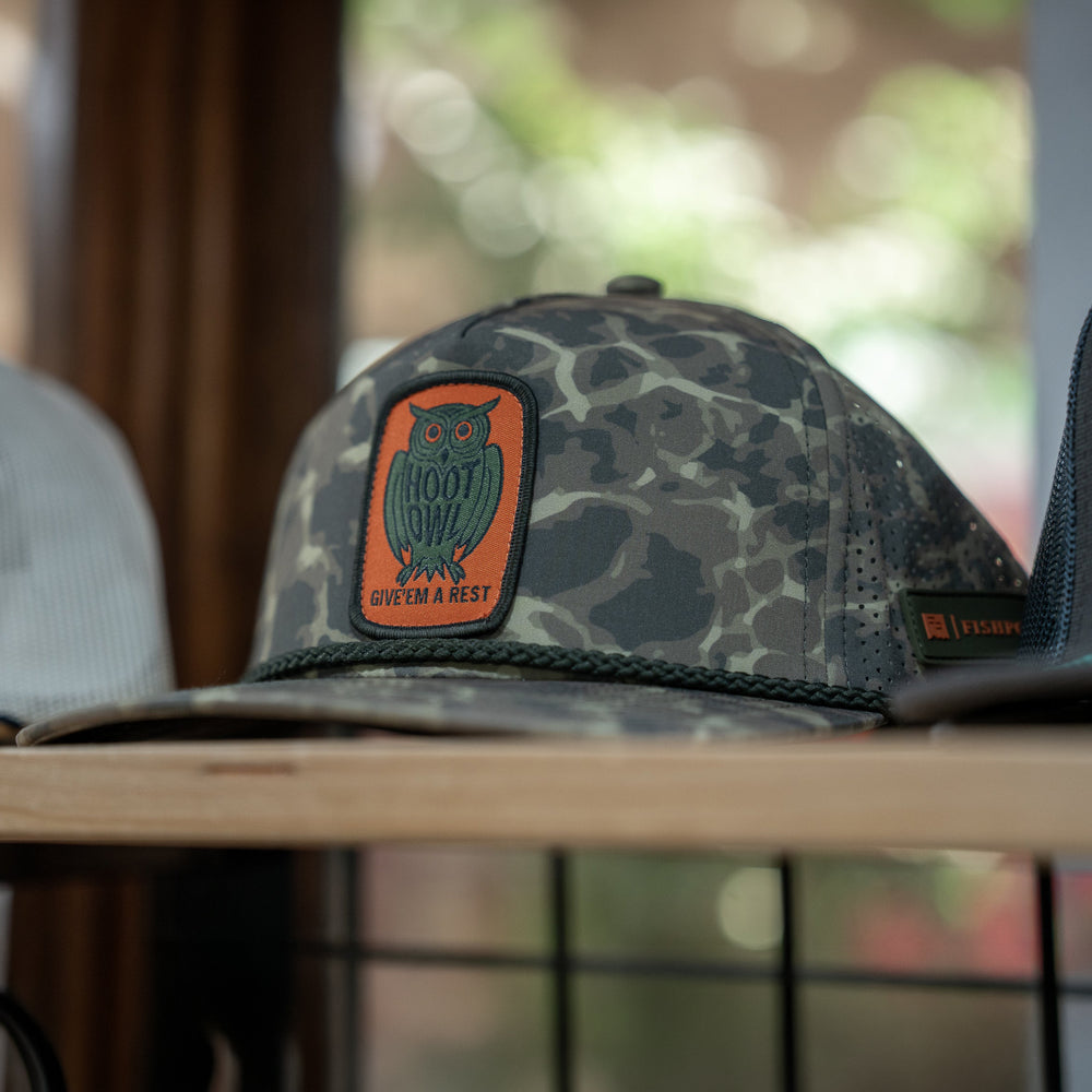 Fishpond Hoot Owl Hat Overcast Camo Image 02