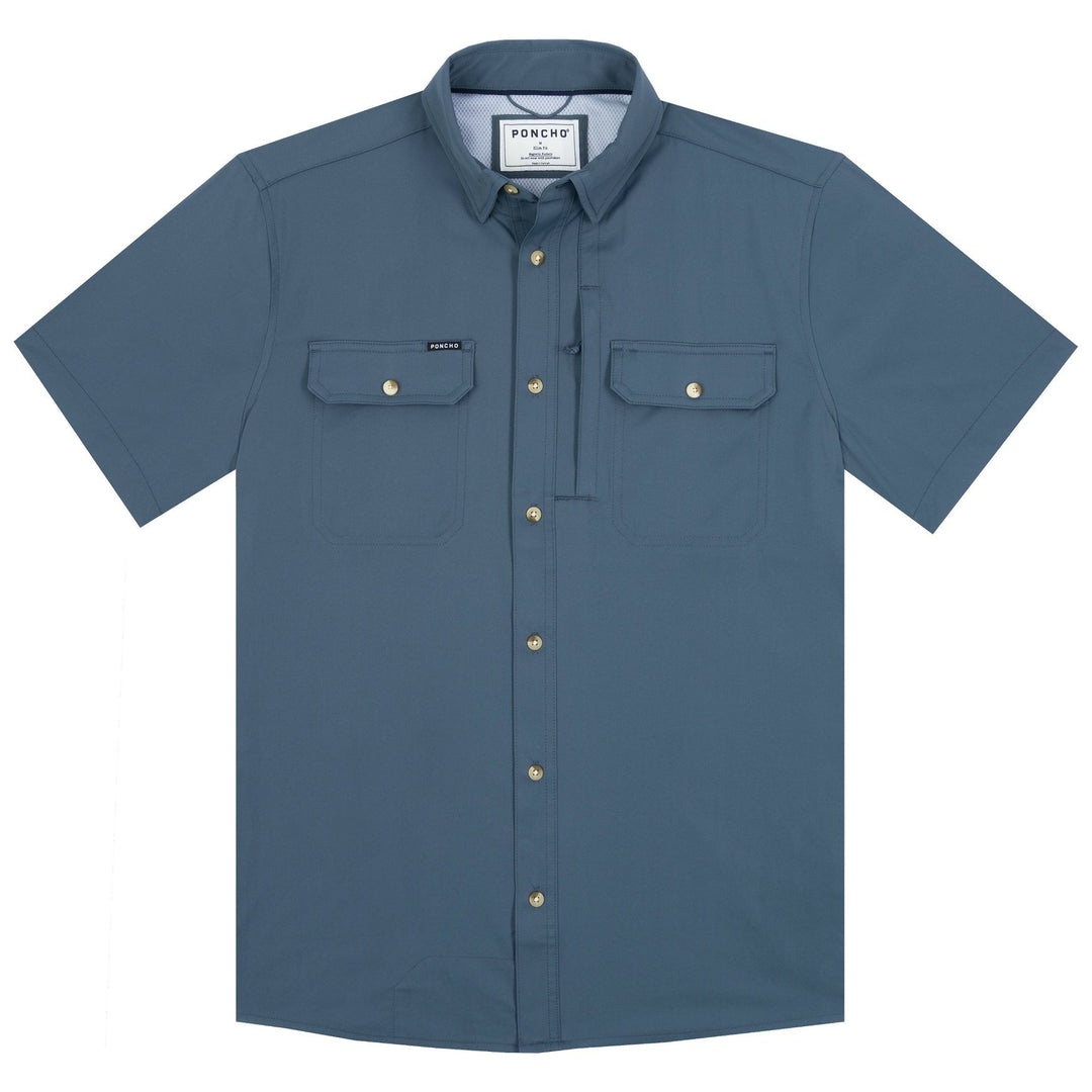 Poncho The Ahi Slate Blue Image 01