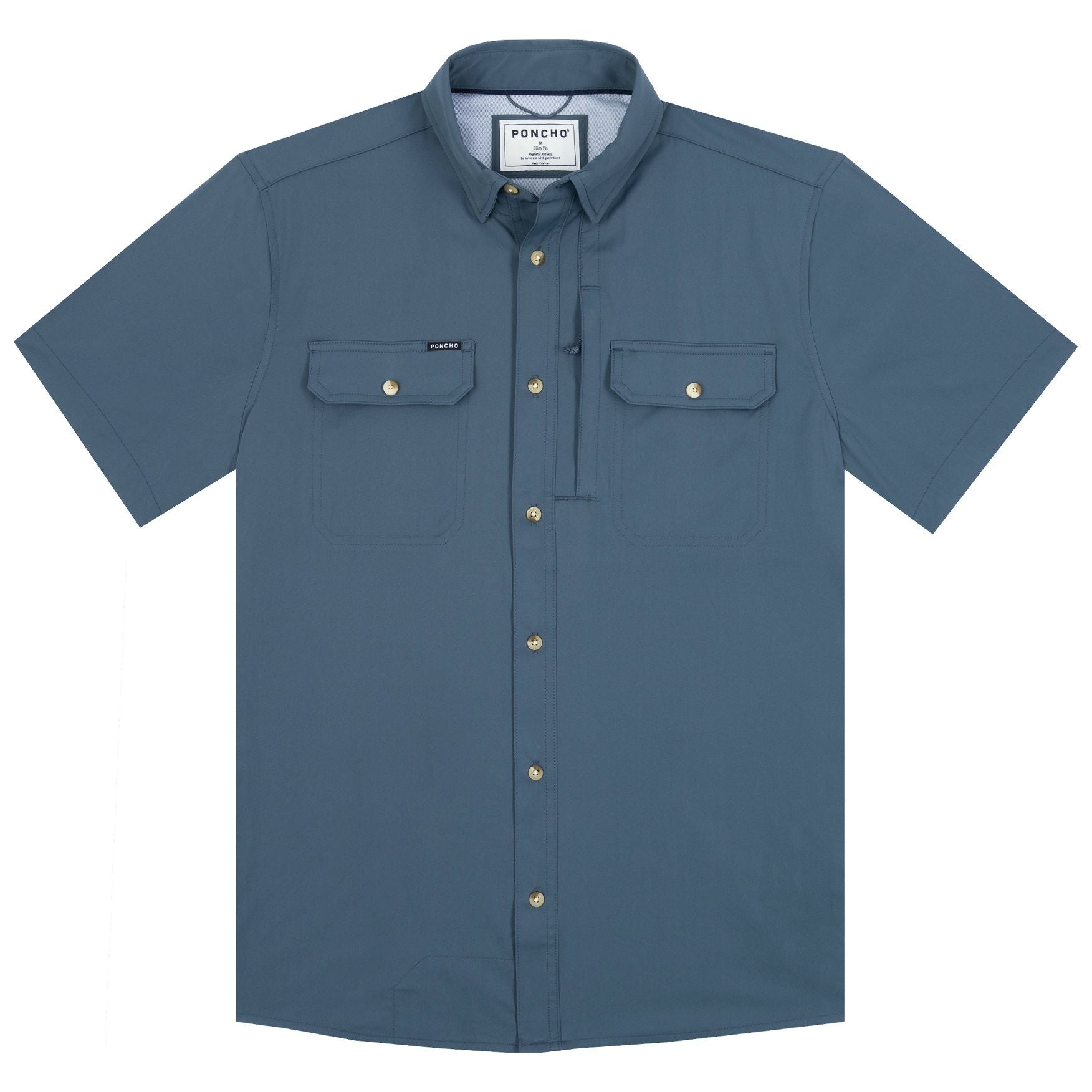 Poncho The Ahi Slate Blue Image 01