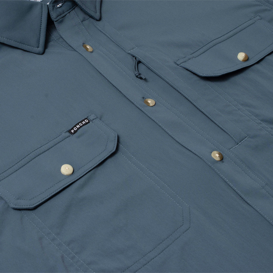 Poncho The Ahi Slate Blue Image 03