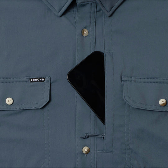 Poncho The Ahi Slate Blue Image 04