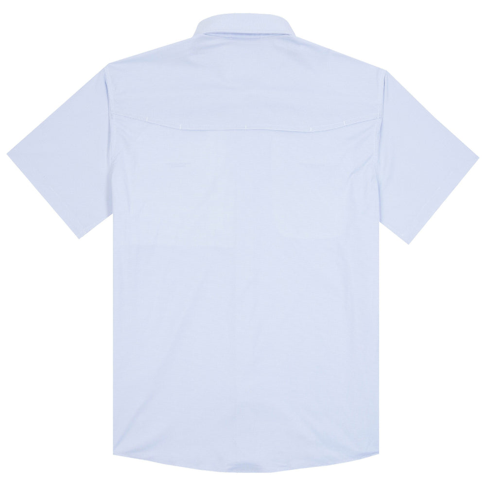 Poncho The Anchoa Blue Microcheck Image 02