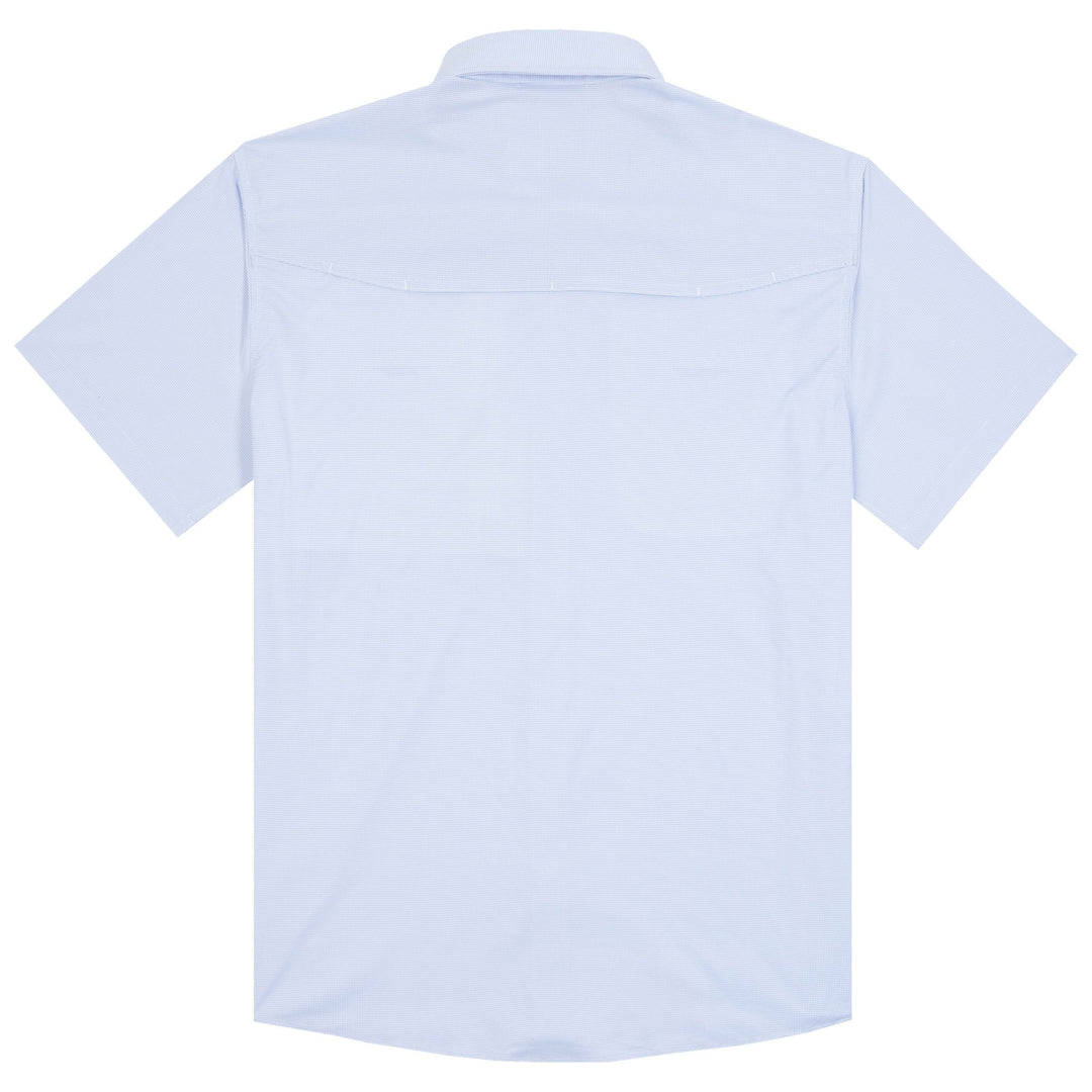 Poncho The Anchoa Blue Microcheck Image 02