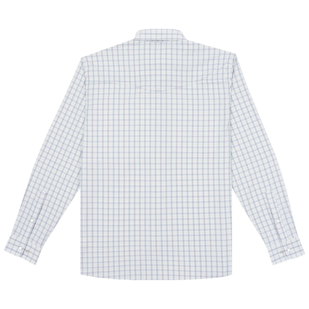 Poncho The Buffalo Ford Light Blue and Red Clay Plaid Image 02