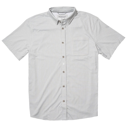 Poncho The Ozona Grey and White Plaid Image 01