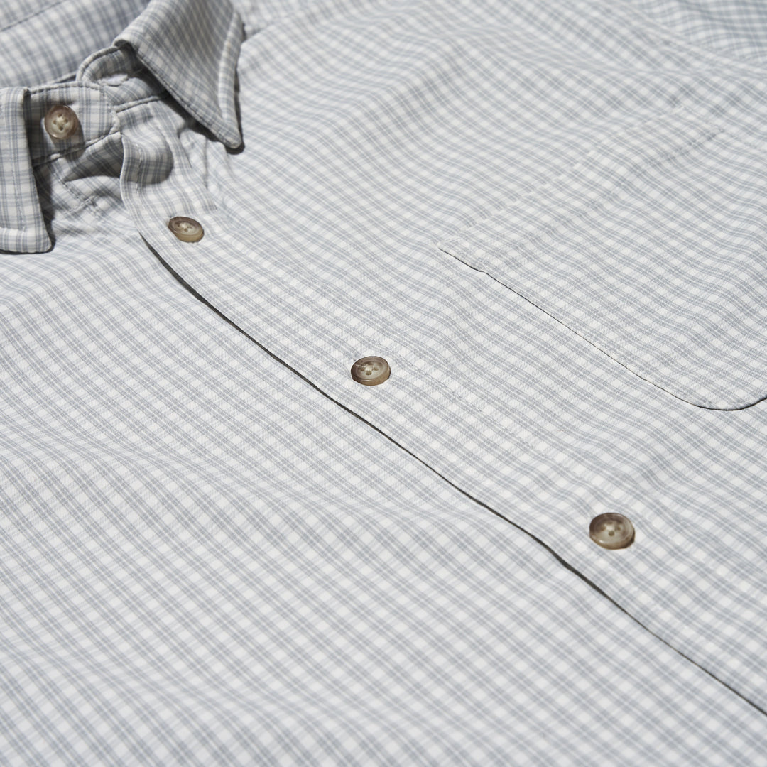 Poncho The Ozona Grey and White Plaid Image 02